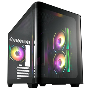 Корпус FSP S380 под платы формата microATX: необычный вариант панорамного дизайна