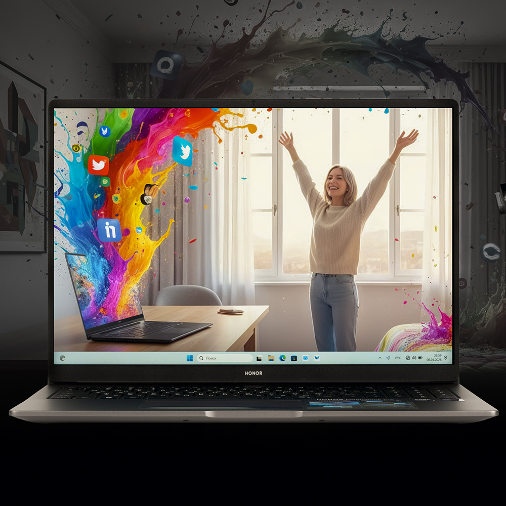 Компромиссный ноутбук Honor MagicBook X16 2026 (BRG-X): для учащихся и домашних пользователей