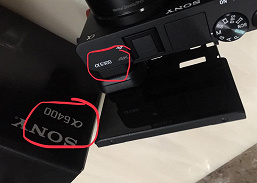 Таиландскому покупателю досталась камера Sony a6400 с неправильной маркировкой на корпусе