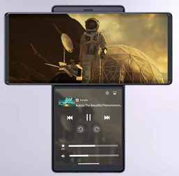 Представлен смартфон-ротатор LG Wing с двумя экранами и выдвижной камерой