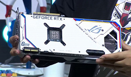 Видеокарта Asus GeForce RTX 3090 ROG Strix Gundam Edition разогнана производителем