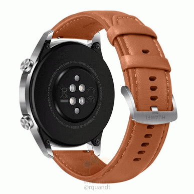 «Осторожное» обновление. Официальные изображения и характеристики умных часов Huawei Watch GT 2 утекли в сеть
