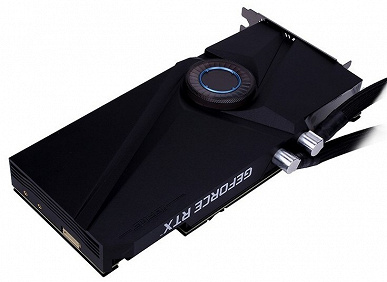 Видеокарта Colorful iGame GeForce RTX 3090 Neptune OC-V оснащена системой жидкостного охлаждения