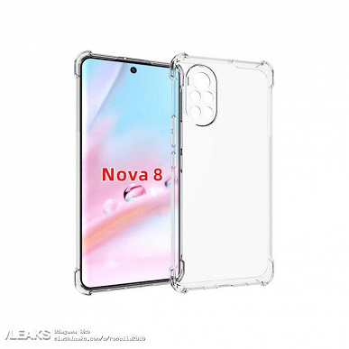 Huawei Nova 8 показали со всех сторон