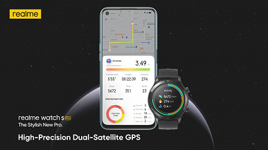 Так выглядят настоящие часы Realme Watch S Pro. Лидер компании показал новинку перед началом продаж