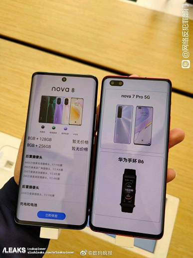 Новый Huawei позирует вживую. Качественные фотографии Huawei Nova 8 в разных цветах