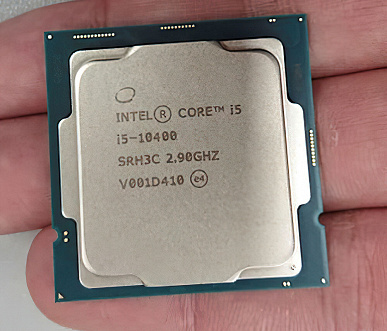 Появились фотографии и технические данные процессора Intel Core i5-10400