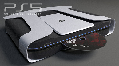 Так может выглядеть PlayStation 5 в стиле DualSense и Xbox Series X. Новые неофициальные рендеры