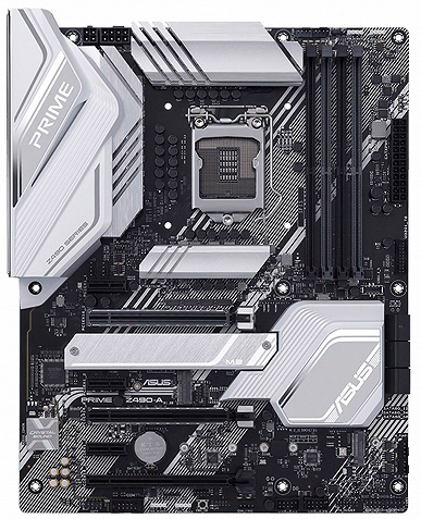 Появились изображения системных плат Asus Prime Z490-P и Z490-A для процессоров Intel Core 10-го поколения