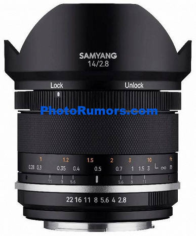 Появились изображения объективов Samyang MF 14mm f/2.8 и MF 85mm f/1.4 второй версии