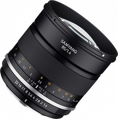 Объектив Samyang MF 85mm F1.4 MK2 выпускается в вариантах с креплениями Canon EF, Nikon F, Sony E, Fujifilm X, Canon M и MFT