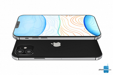 Фотогалерея дня: iPhone 12 и iPhone 12 Pro Max позируют на больших рендерах