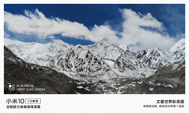 Xiaomi Mi 10 Pro поднимается на Эверест и делится фотографиями