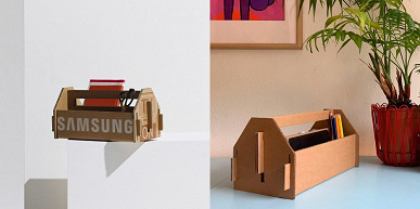 Из коробок для телевизора Samsung создали детские игрушки, предметы мебели и аксессуары