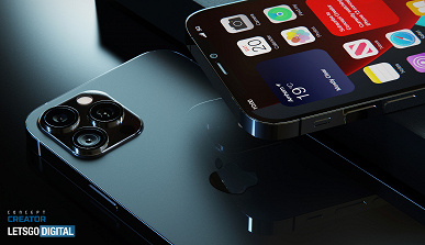 Качественные фоторендеры iPhone 12S Pro с уменьшенной чёлкой