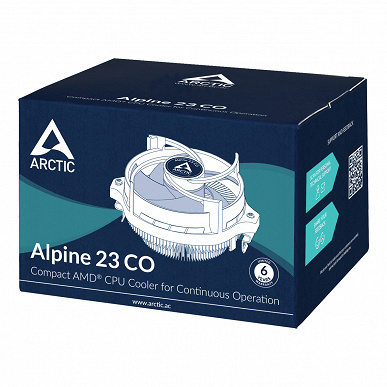 Каталог Arctic пополнили процессорные системы охлаждения Alpine 23 и Alpine 23 CO