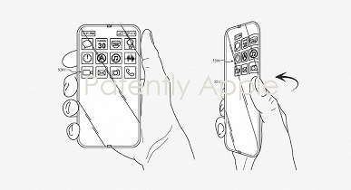 Как управлять iPhone с опоясывающим экраном и как сделать полностью стеклянный смартфон прочным: Apple рассказала об этом в новом патенте