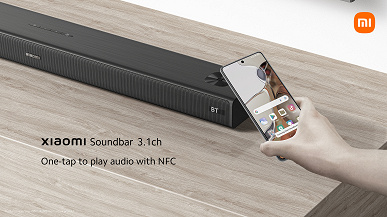 430 Вт, NFC, беспрводной сабвуфер, Dolby Audio и DTS Virtual X. Представлена звуковая панель Xiaomi Soundbar 3.1ch