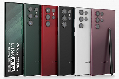 Все версии Samsung Galaxy S22 Ultra показали рядом друг с другом: новые изображения и видео новинки