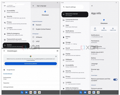 Появились первые скриншоты и подробности о Android 13