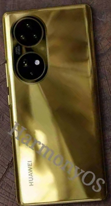 Huawei P50 в синем и золотом показали на живых фото