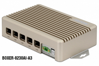 Компьютер Aaeon Boxer-8230AI построен на платформе Nvidia Jetson TX2 NX