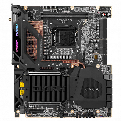 Представлена системная плата EVGA Z590 Dark