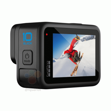 This is what the GoPro Hero 10 Black looks like.  Official renders and first technical details