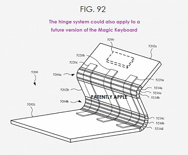 Apple выдали патент на новую систему складывания для MacBook и iPad