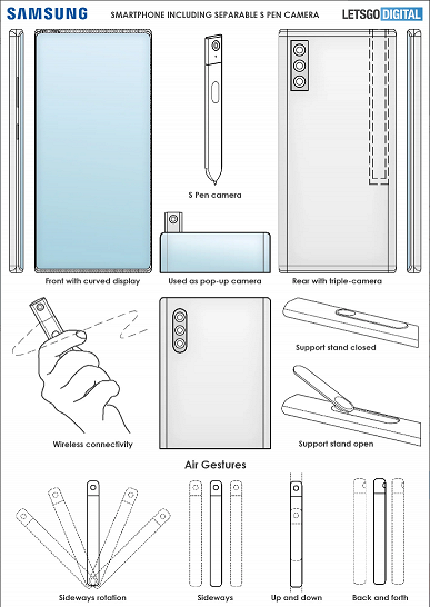 Названа уникальная особенность Samsung Galaxy Note 22: новый стилус S Pen позволит отказаться от селфи-камеры