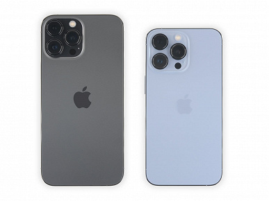 Разборка показала, что в смартфоне Apple iPhone 13 Pro используется L-образный аккумулятор, вполне поддающийся замене