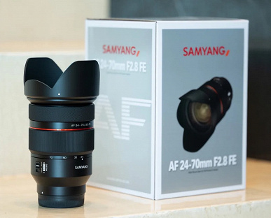 Появились спецификации и новые изображения объектива Samyang AF 24-70mm f/2.8 FE