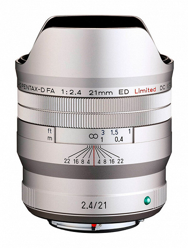 HD Pentax-D FA 21mmF2.4ED Limited DC WR lens introduced