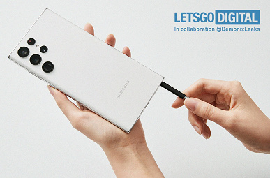 Samsung Galaxy S22 Ultra позирует в руках на живых фото перед завтрашним анонсом