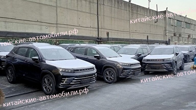 An analogue of Chery Tiggo 7 Pro arrived in Russia: a large batch of Exeed LX was filmed in the port of Vladivostok