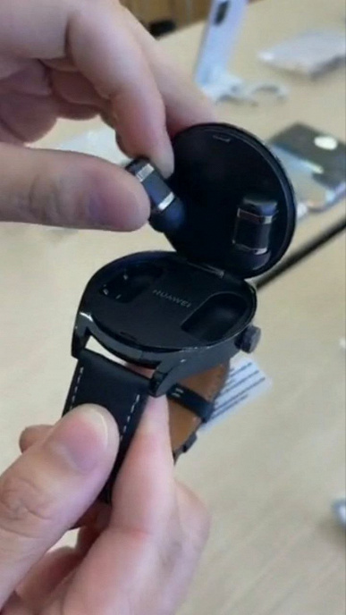 Так выглядят Huawei Watch Buds: «странные» умные часы со встроенными беспроводными наушниками