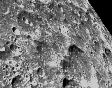 The Orion spacecraft sent photos of the moon from very close range