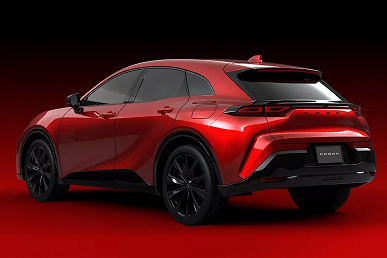 Новейший кроссовер Toyota Crown Sport 2023 впервые засняли на дорогах общего пользования