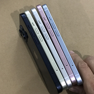 Точные макеты iPhone 15 и iPhone 15 Pro во всех цветах показали на живых фото
