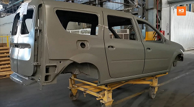 В Ижевск доставили два первых кузова Lada Largus для тестирования окраски
