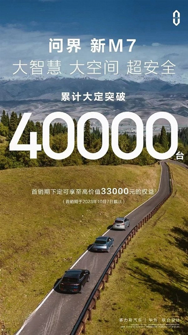 Аналог Toyota Highlander от Huawei стал хитом в Китае: за несколько недель на кроссовер Aito M7 собрали более 40 тыс. заказов