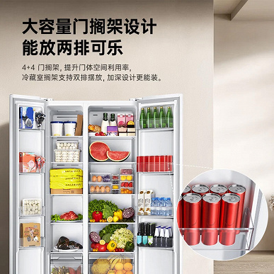 Большой холодильник за мало денег. Xiaomi Mijia 616L French Door категории Side-by-Side оценили всего в 340 долларов