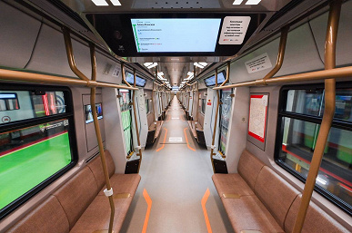 Новейший поезд «Москва-2024» вышел на линию столичного метро