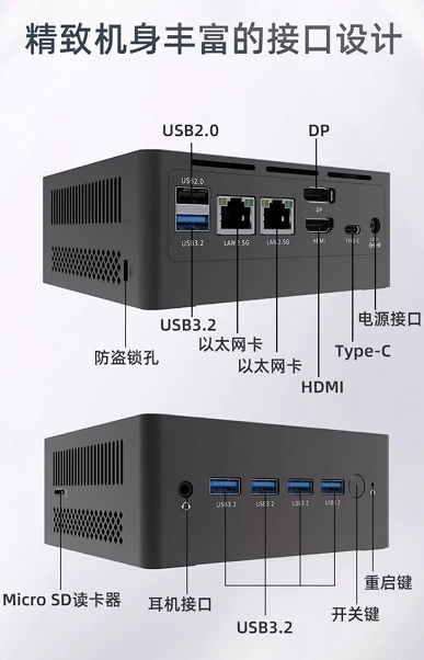 95-долларовый компьютер с двумя портами 2,5 Гбит/с и 4-ядерным процессором, предназначенный для «мягкой маршрутизации». Представлен Bestcom N100 Pro II