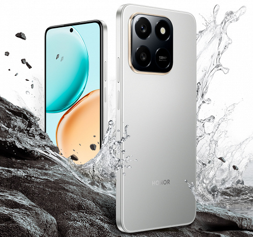 ИИ-кнопка, защита от влаги и ударов, 120 Гц, 108 Мп и 6500 мА·ч: в России стартовали продажи Honor X7d