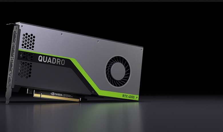 Графическая карта Nvidia Quadro RTX 4000 получила параметры GeForce RTX 2070 при цене в 900 долларов