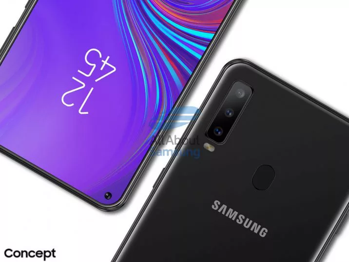 Появились новые изображения Samsung Galaxy A8s с дисплеем Infinity-O