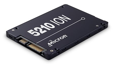 В SSD Micron 5210 ION корпоративного сегмента используется флэш-память QLC NAND