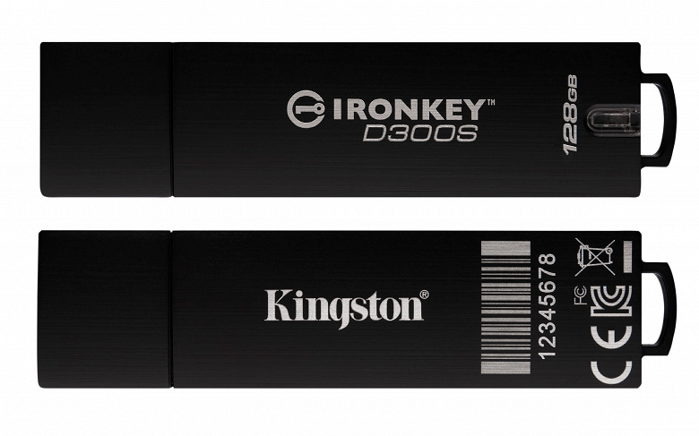 Каждый USB-накопитель Kingston IronKey D300S имеет уникальный серийный номер