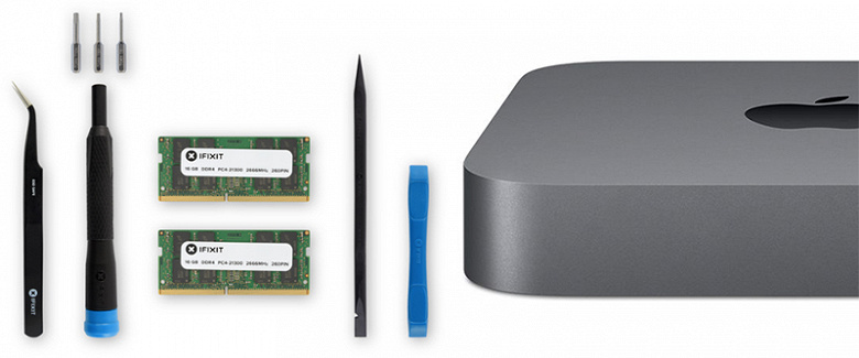 iFixit предлагает сэкономить почти 300 долларов на расширении объёма памяти нового Mac mini